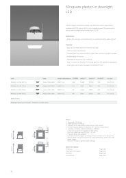 60 square plaster-in downlight LED - whitegoods lighting