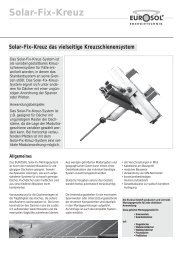 Solar-Fix-Kreuz - personal electric