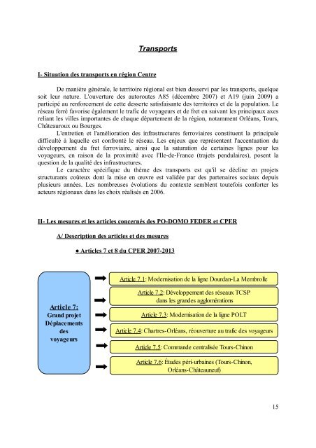 Rapport d'évaluation sur la cohérence externe des Programmes ...