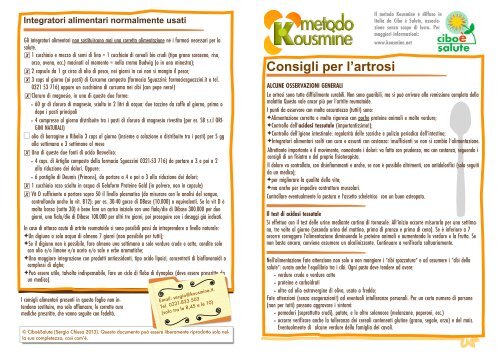 Foglio Artrosi.pdf - Metodo Kousmine