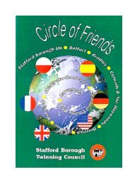 Circle of Friends Leaflet - Stafford Borough Council