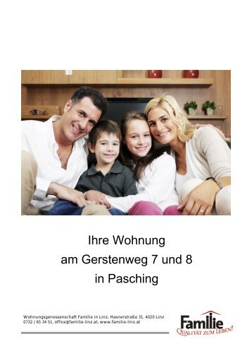 Prospekt als PDF downloaden - Familie in Linz