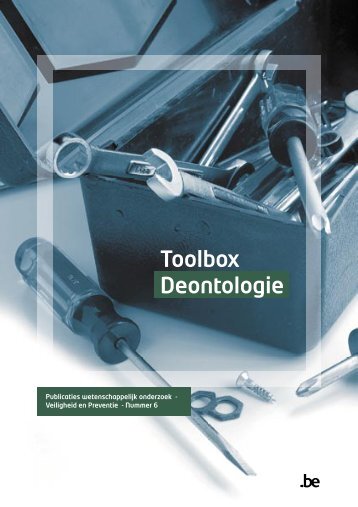 Toolbox Deontologie.pdf - Algemene Directie Veiligheid en Preventie