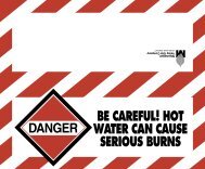 be careful! hot water can cause serious burns - RadGraphx