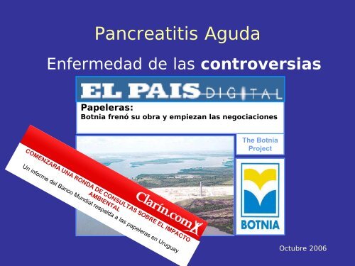 Pancreatitis Aguda - Hospital de ClÃ­nicas