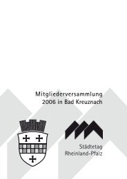 Mitgliederversammlung 2006 in Bad  Kreuznach - Städtetag ...