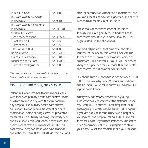 Guide for International Students 2013 - 2014 - University of Iceland