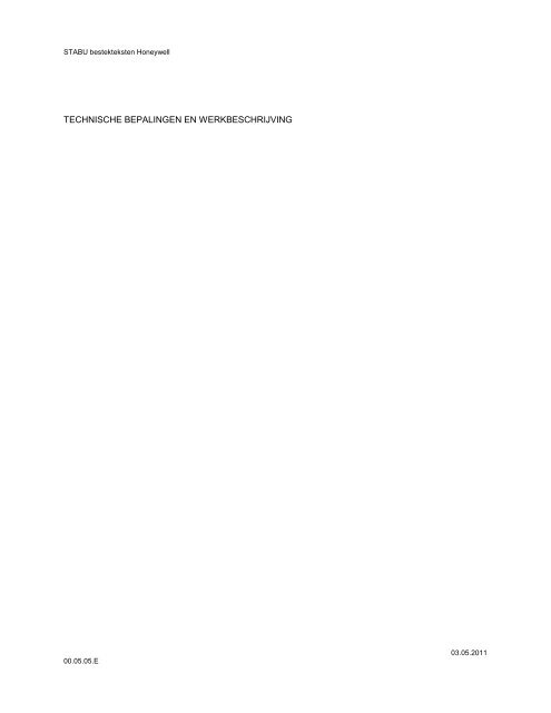 Cat 2010-II Honeywell Woningbouw 3-5-2011.pdf - Regelvisie
