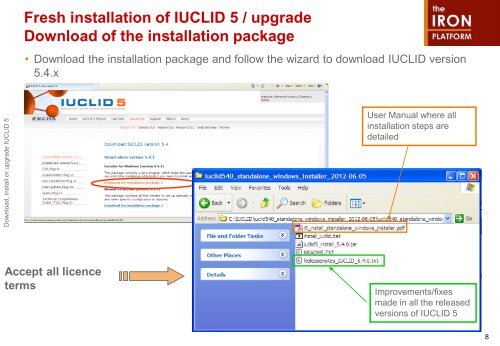 Download and Install IUCLID 5 - The Iron Platform