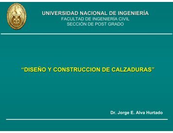diseÃ±o y construccion de calzaduras - Dr. Ing. Jorge Elias Alva ...