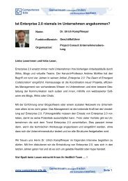 Interview - Project Consult Unternehmensberatung Dr. Ulrich ...