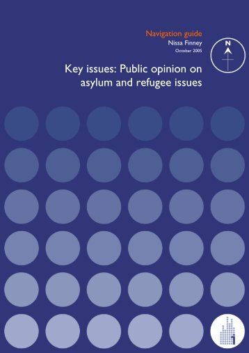 Key issues: Public opinion on asylum and refugee issues - ICAR