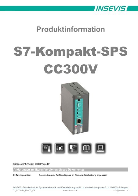 S7-Kompakt-SPS CC300V - Insevis