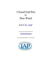 Closed End Pen Don Ward - International Association of Penturners