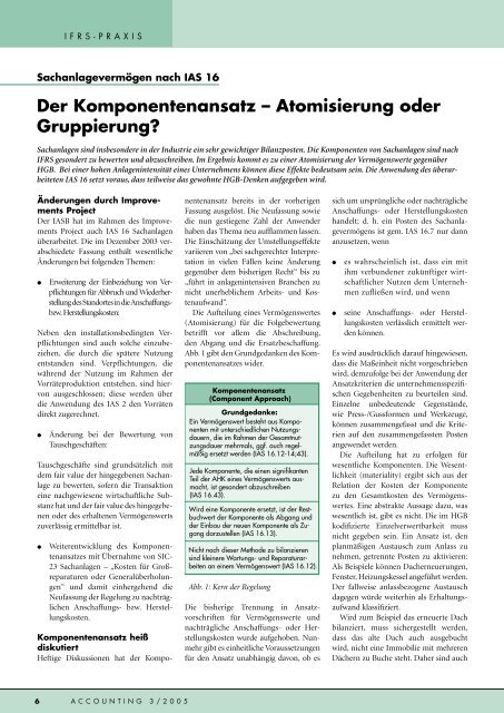 Der Komponentenansatz â€“ Atomisierung oder Gruppierung?