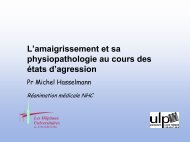 sur la rÃ©ponse mÃ©tabolique Ã  l'agression - ammppu