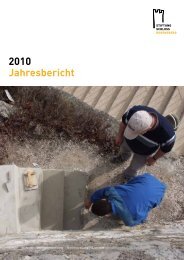 Jahresbericht 2010 - Stiftung Schloss Regensberg