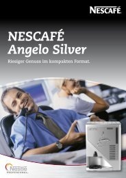 Prospekt NESCAFE Angelo (PDF) - ODTV-VERTRIEB.de