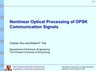 Title: Nonlinear Optical Processing Of DPSK Communication Signals