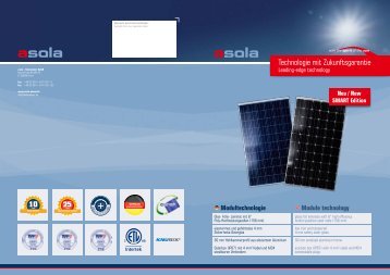 Technologie mit Zukunftsgarantie - asola