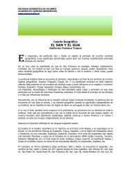 EL SAN Y EL GUA - Sociedad GeogrÃ¡fica de Colombia