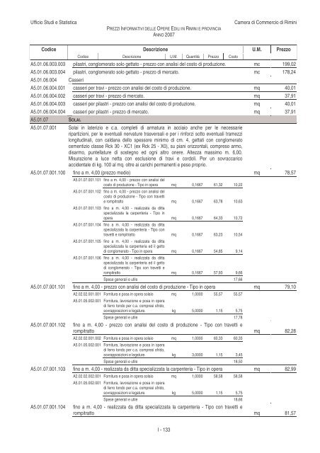 PREZZI INFORMATIVI DELLE OPERE EDILI IN RIMINI E ...