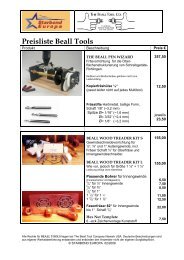 Preisliste Beall Tools - Starbond Europa