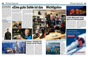 «Eine gute Sohle ist das Wichtigste»