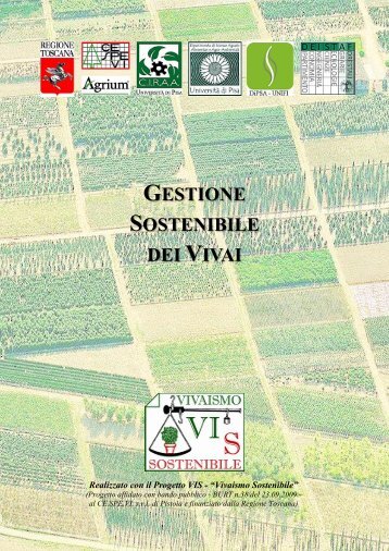 MANUALE SULLA GESTIONE SOSTENIBILE DEI VIVAI - Ce.Spe.Vi.