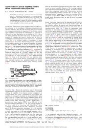 Semiconductor optical amplifier pattern effect suppression using ...