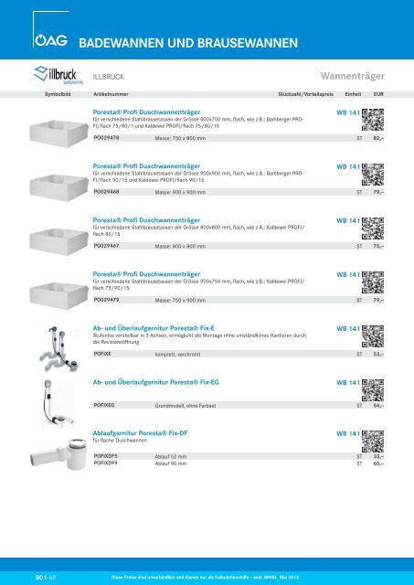 BADEWANNEN UND BRAUSEWANNEN Duschwannen