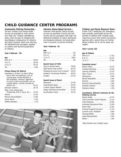 Growing - Child Guidance Center of Southern Connecticut