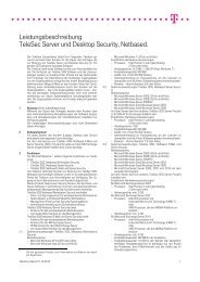 Leistungsbeschreibung Telesec Server und Desktop Security ...