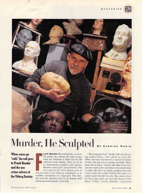Murder, He Sculpted - Sabrina Rubin Erdely