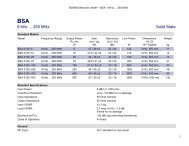 BONN Elektronik GmbH - BSA 9 kHz ... 250 MHz