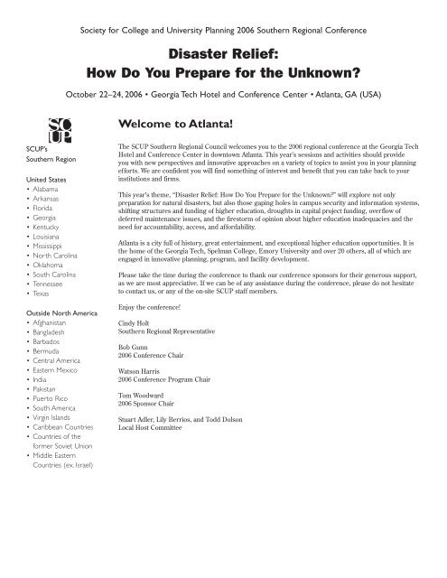 Disaster Relief: How Do You Prepare for the Unknown? - Society for ...