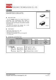 Datasheet - UTC