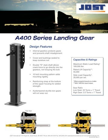 Standard Landing Gear Brochure - JOST International