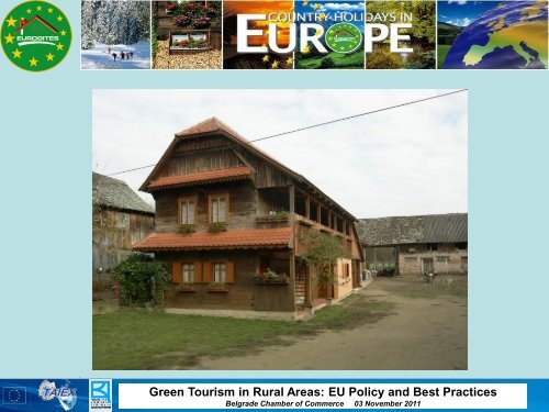 Green Tourism in Rural Areas: EU Policy and Best Practices