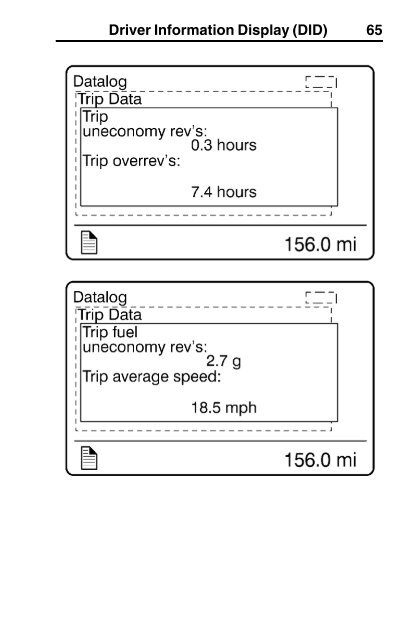 Volvo Driver Information Display System - Westside Motorcoach
