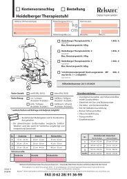 Heidelberger Therapiestuhl - Rehatec