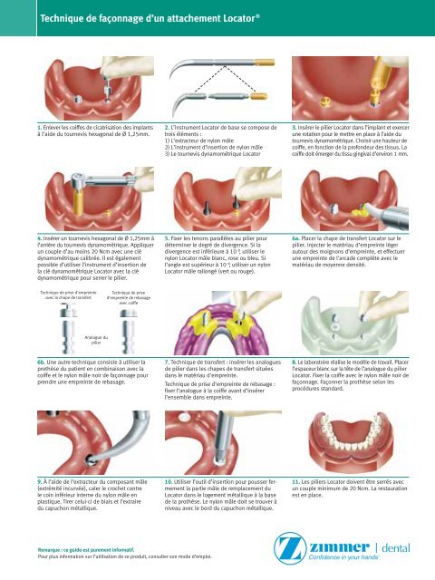 Locator Rest Guide Canada_5519.qxp - Zimmer Dental