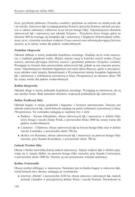 Korytarz ekologiczny doliny Odry pdf