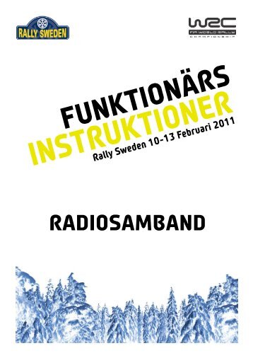 RADIOSAMBAND - Rally Sweden