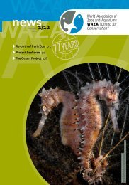 Re-birth of Paris Zoo | p 3 Project Seahorse | p 5 The Ocean ... - WAZA