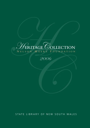 H ERITAgECOLLEcTION - State Library of New South Wales