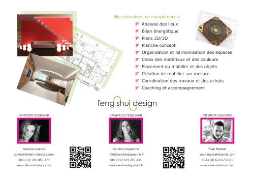 TÃ©lÃ©charger la plaquette de Feng Shui Design - Femmes3000 CÃ´te ...