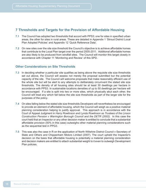 Affordable Housing Supplementary Planning Document (PDF 736 KB)