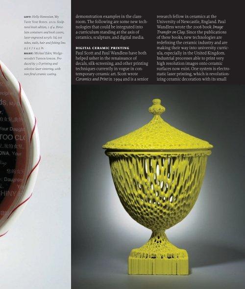 the digital future: reimagining ceramic education in ... - Studio Potter