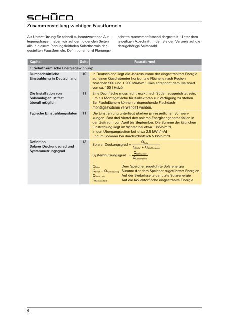 Planungsleitfaden Schueco Solarthermie circa 15 MB - Gerenda Solar